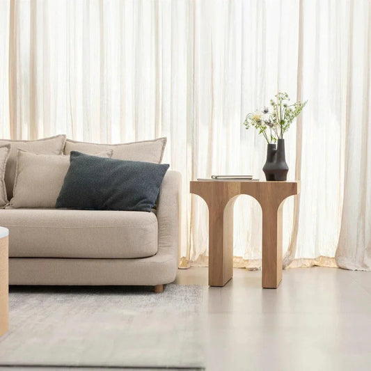 Umbrella Unique Arc Rectangular Side Table - LOOMLAN - LH Imports - Side Tables