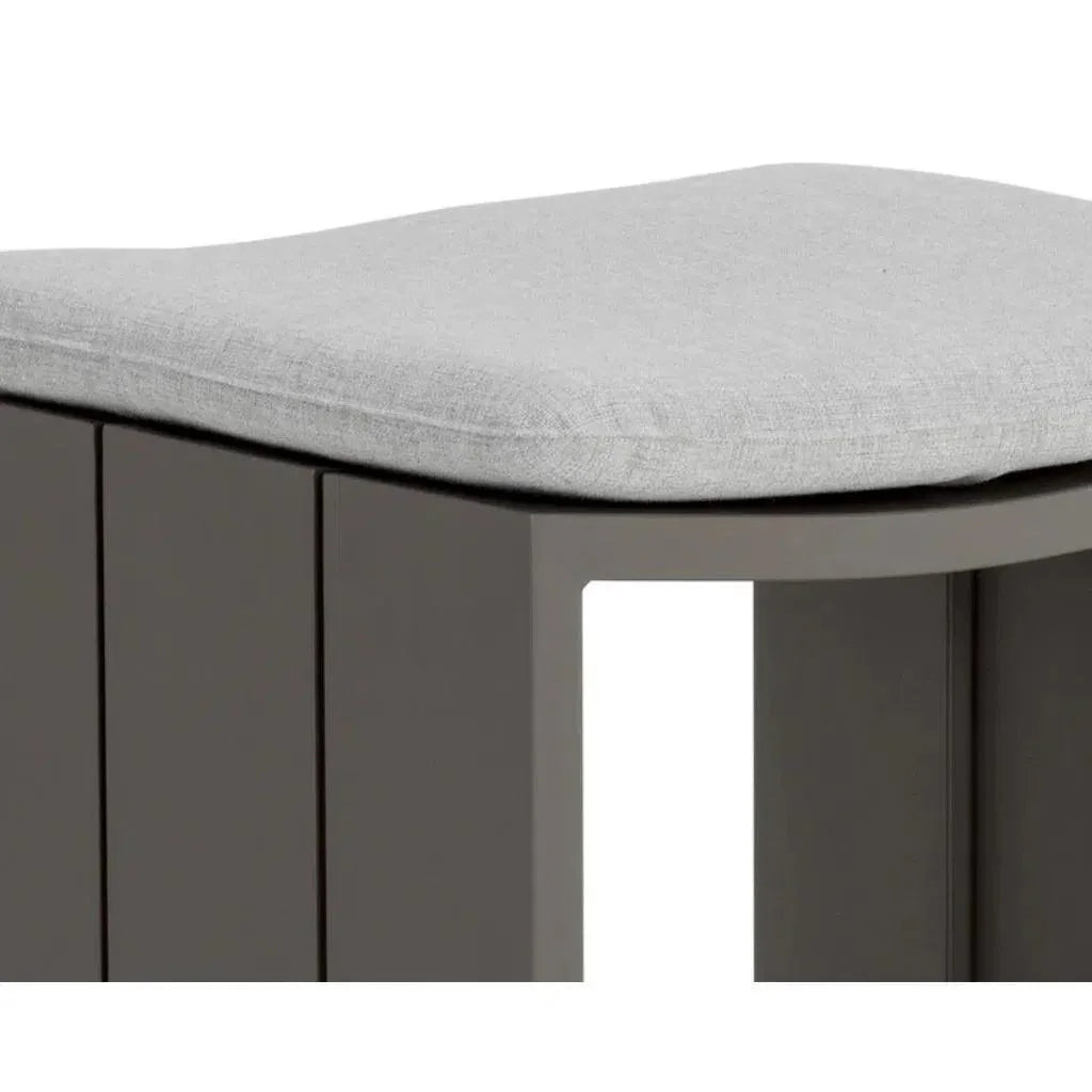 Verin Fabric Streamlined Outdoor Barstool-Outdoor Bar Stools-SUNPAN-LOOMLAN