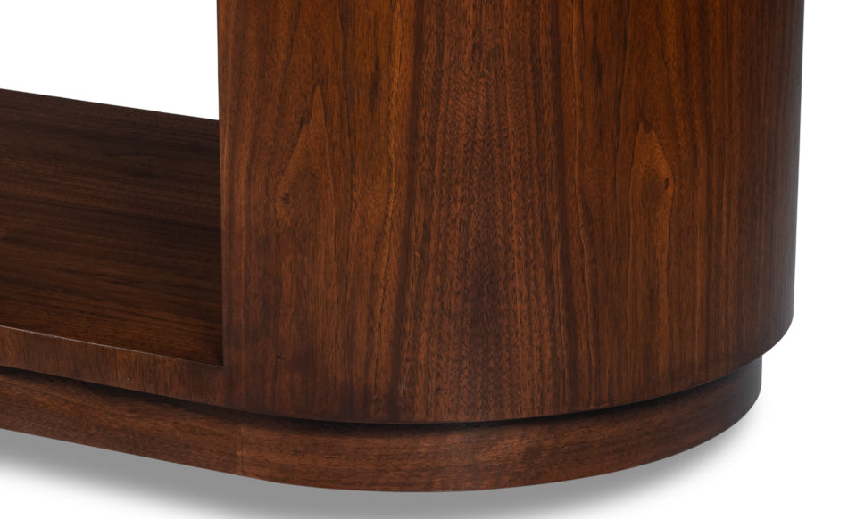 Vero Wooden Oval Console Table