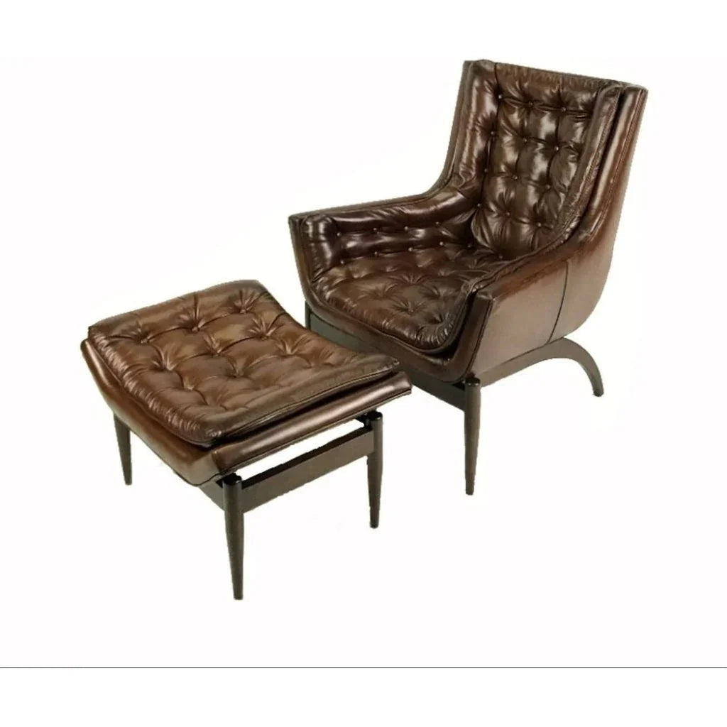 Verona Leather Stylish Design Chair - LOOMLAN - Olivia + Quinn - Club Chairs