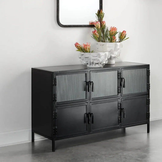 Vitrino 6 Door Console - LOOMLAN - Jamie Young - Sideboards