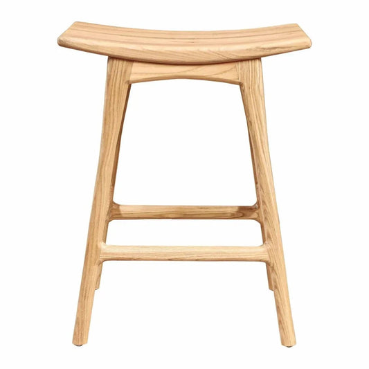 Wabi Sungkai Wooden Modern Counter Stool - LOOMLAN - Artesia - Counter Stools