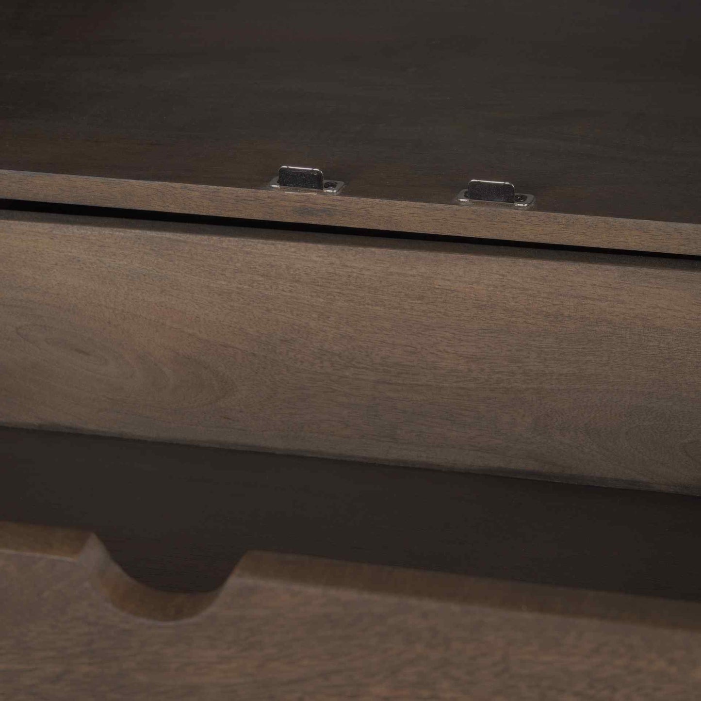 Wallen Wooden Dark Brown Bookcase