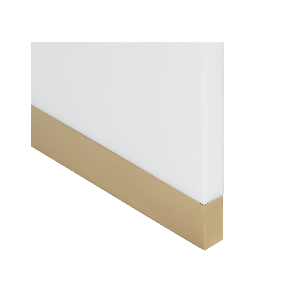 Waterfall Acrylic White Console Table