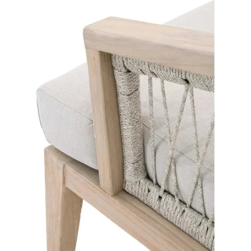 Web Olefin Outdoor Club Chair-Outdoor Accent Chairs-Essentials For Living-LOOMLAN