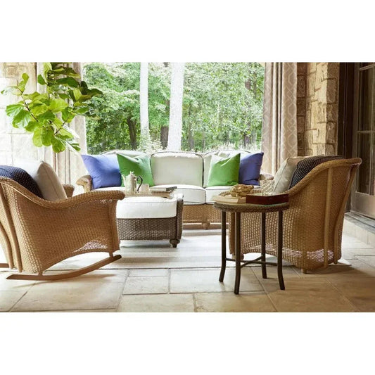 Weekend Retreat 20" Round End Table Lloyd Flanders - LOOMLAN - Lloyd Flanders - Outdoor Side Tables