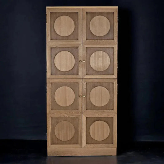 Wellington Hutch Armoire Tall Bookcase Cabinet, White - LOOMLAN - Noir - Bookcases