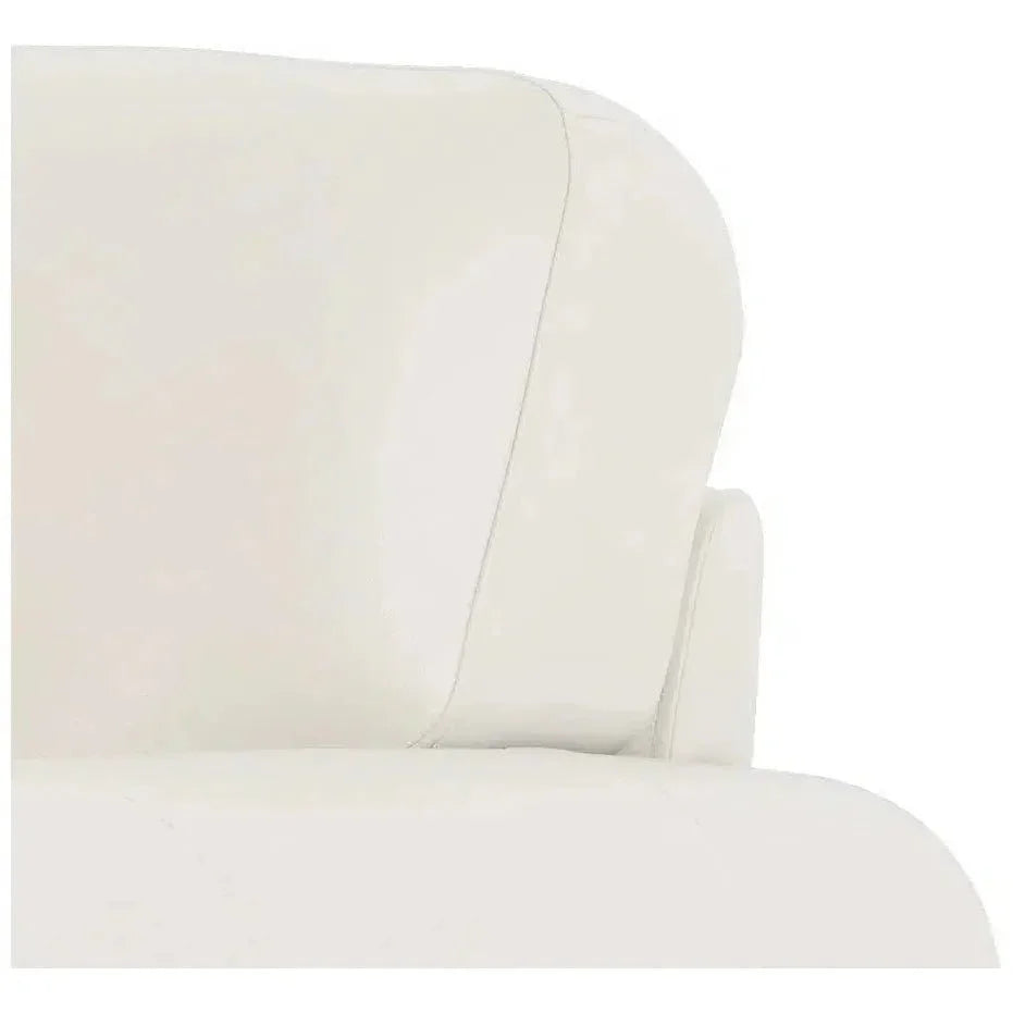 Wenton Mondern Leather Club Chair Rolled Arms - LOOMLAN - Uptown Sebastian - Club Chairs