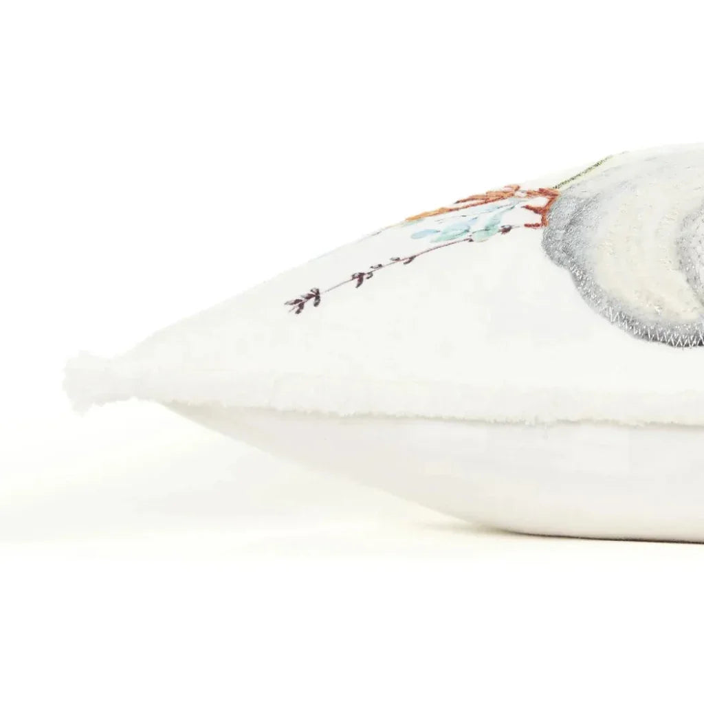 White Gina Pumpkins Couch Lumbar Pillows - LOOMLAN - LOOMLAN - Throw Pillows