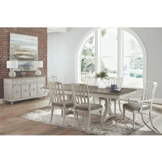 White Slat Back Side Chair (set of 2) - LOOMLAN - Panama Jack - Dining Chairs