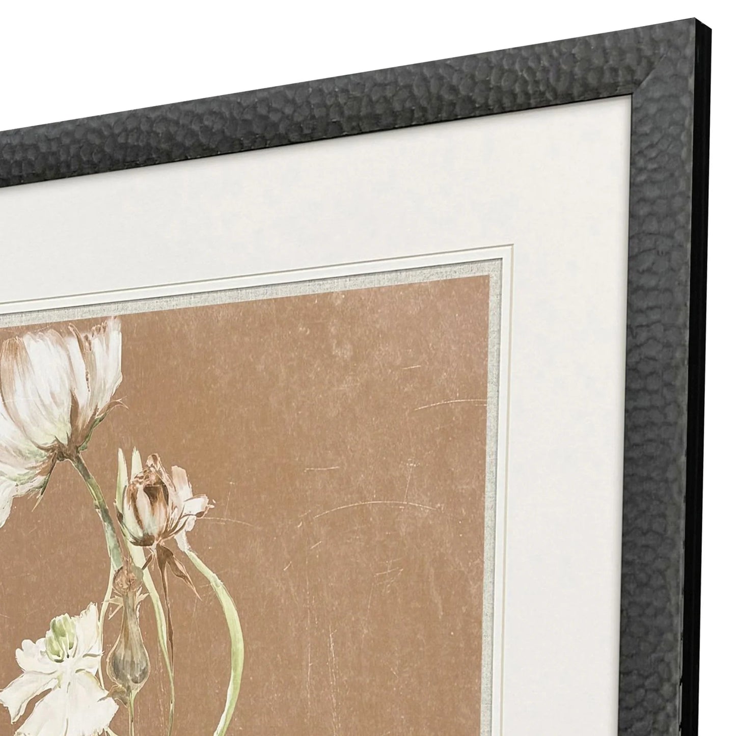 Wildflowers Wood White Framed Wall Art