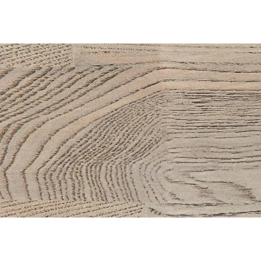 Wine Wood Round Side Table Adjustable Base - LOOMLAN - Noir - Side Tables