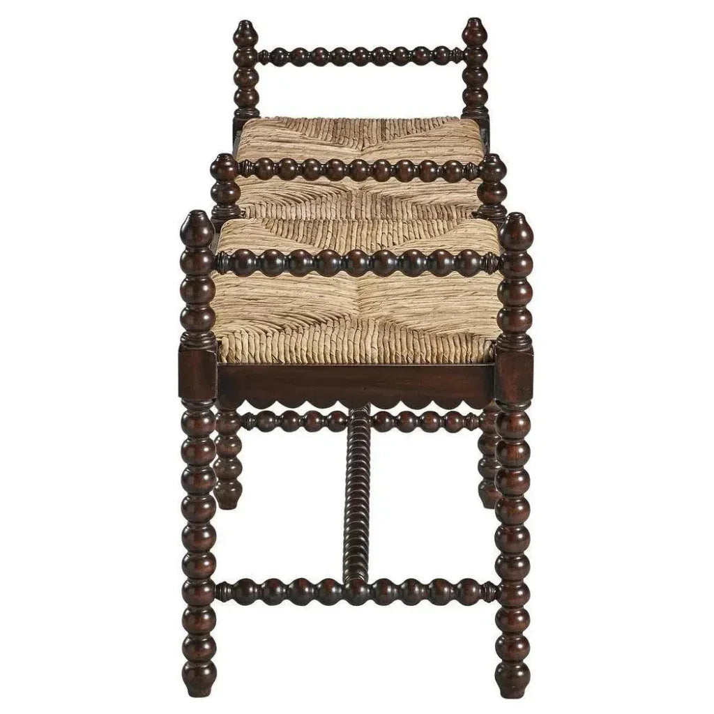 Worrel Mahogany Bench - LOOMLAN - Furniture Classics - Bedroom Benches