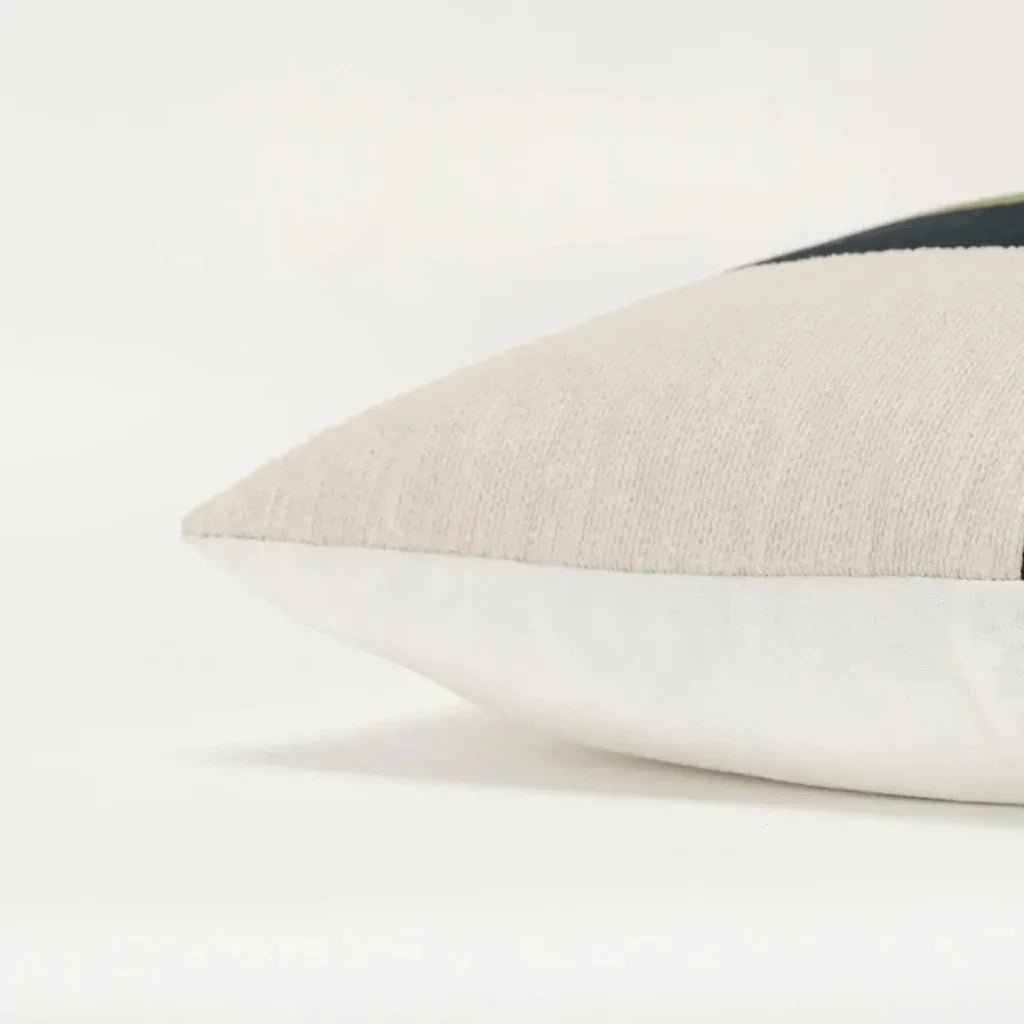 Woven Color Block Natural Throw Pillow Down Insert - LOOMLAN - LOOMLAN - Throw Pillows