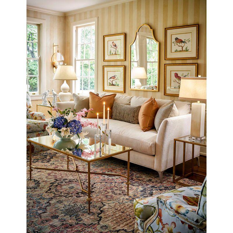 Wrought Iron Framed French Cocktail Table - LOOMLAN - Chelsea House - Coffee Tables