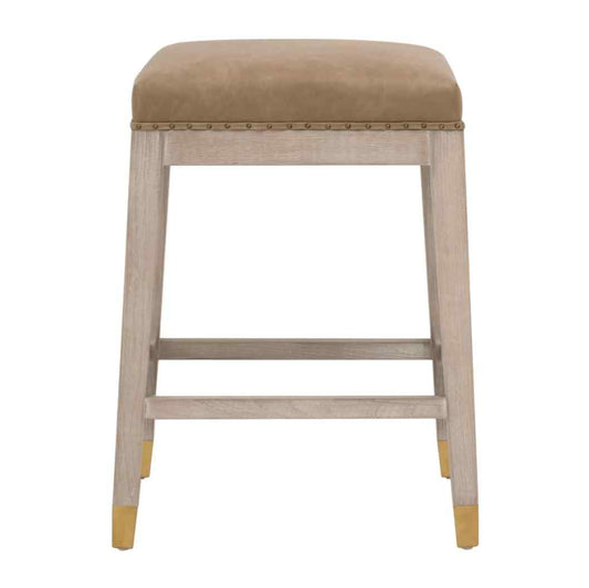 Wyatt Leather Counter Stool 2PC