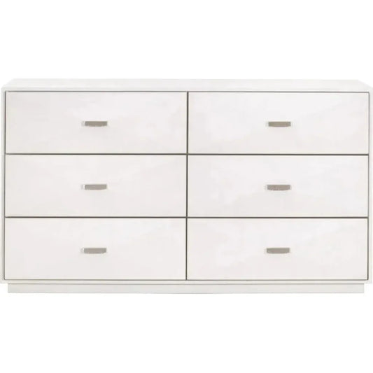 Wynn Shagreen 6 - Drawer Double Dresser - LOOMLAN - Essentials For Living - Dressers
