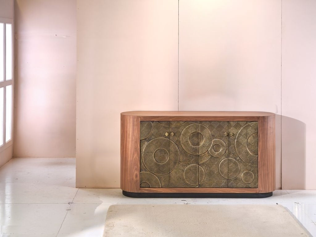 Zarentha Four Doors Wood Sideboard