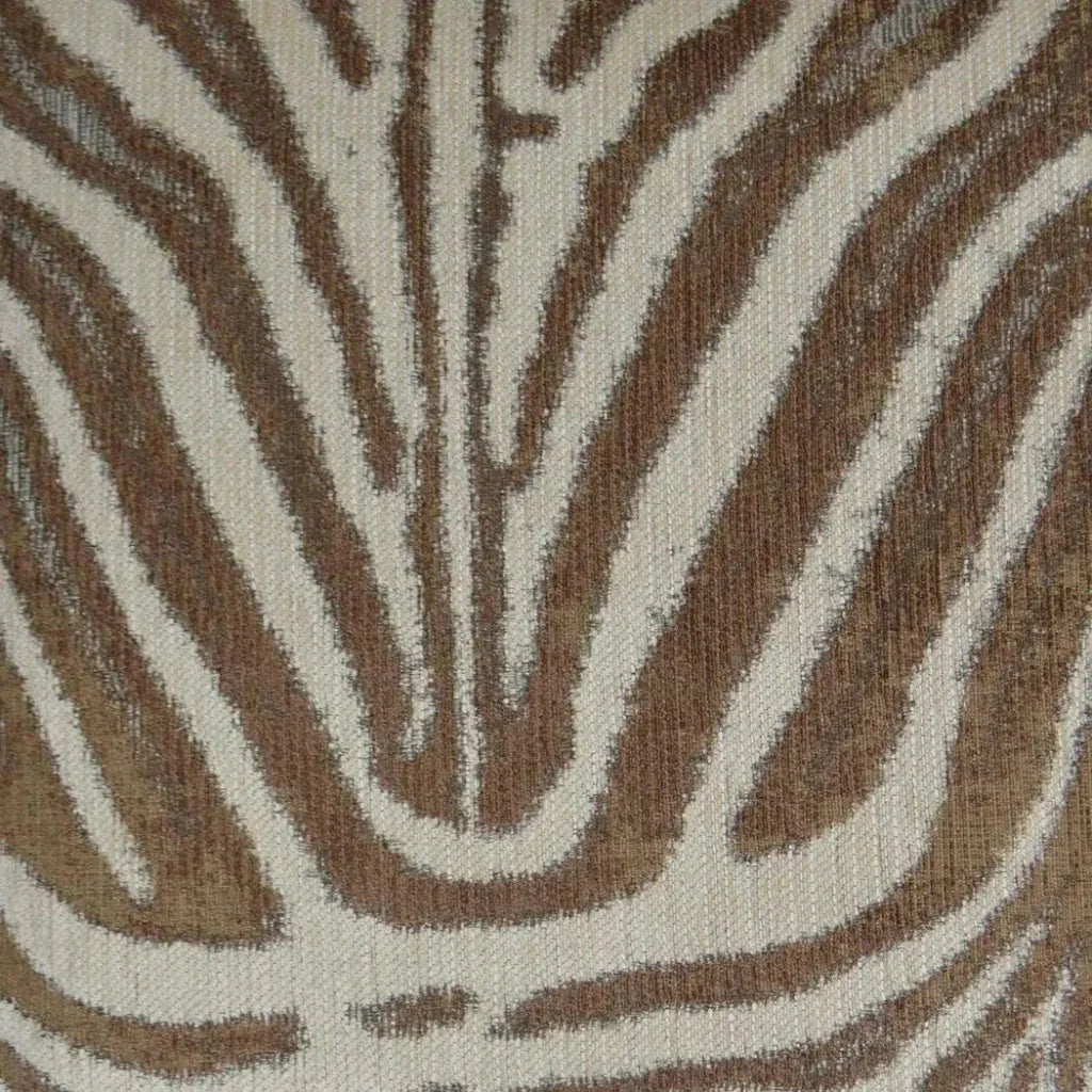 Zebrana Tan Brown Throw Pillow With Insert - LOOMLAN - D.V. Kap - Throw Pillows