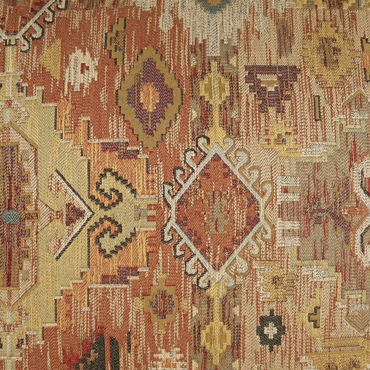 Zepher Copper Throw Pillow