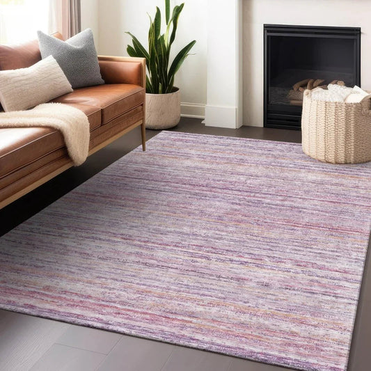 Zephyna Pink Washable Indoor - Outdoor Rug - LOOMLAN - LOOMLAN Rugs - Outdoor Rugs