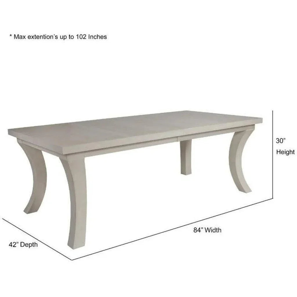 102" Solid Wood Graphite Rectangular Dining Table-Dining Tables-Panama Jack-LOOMLAN