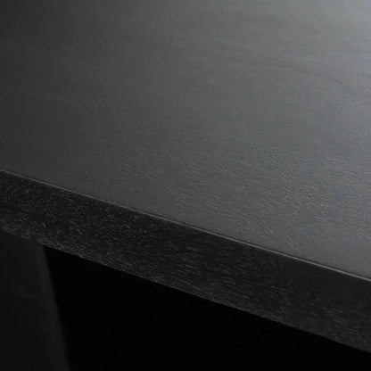 110" Sonoma Wood Black Rectangular Dining Table-Dining Tables-Diamond Sofa-LOOMLAN