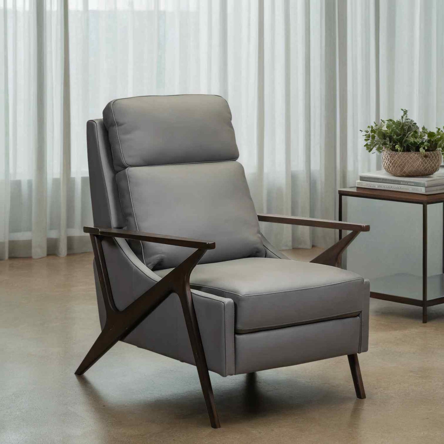 Lee Leather Usb Power Recliner