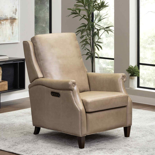 Billings Leather Made Usb Power Recliner