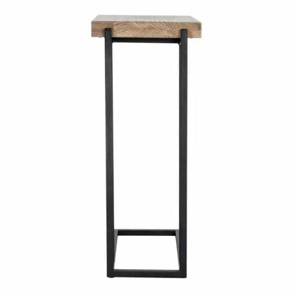 16 Inch C Shape Side Table Natural - LOOMLAN - Moe's Home - Side Tables