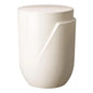 18 in. Accel Ceramic Garden Stool Side Table-Garden Stools-Emissary-White-LOOMLAN