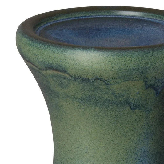 18 in. Berta Verdigris Ceramic Garden Stool-Garden Stools-Emissary-LOOMLAN