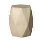 18 in. Brilliant Matrix Ceramic Garden Stool-Garden Stools-Emissary-Cream-LOOMLAN