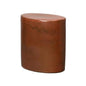 18 in. Oval Ceramic Outdoor Garden Stool-Garden Stools-Emissary-Copper-LOOMLAN
