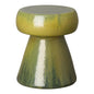 18 in. Portobello Ceramic Outdoor Garden Stool Outdoor-Garden Stools-Emissary-Tea Green-LOOMLAN