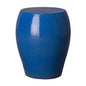 18 in. Seiji Ceramic Garden Stool-Garden Stools-Emissary-Blue-LOOMLAN