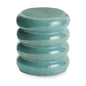 18 in. Torus Ceramic Outdoor Garden Stool-Garden Stools-Emissary-Jade-LOOMLAN