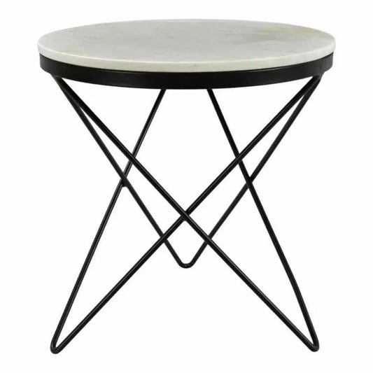 20 Inch Side Table Black Black Contemporary - LOOMLAN - Moe's Home - Side Tables