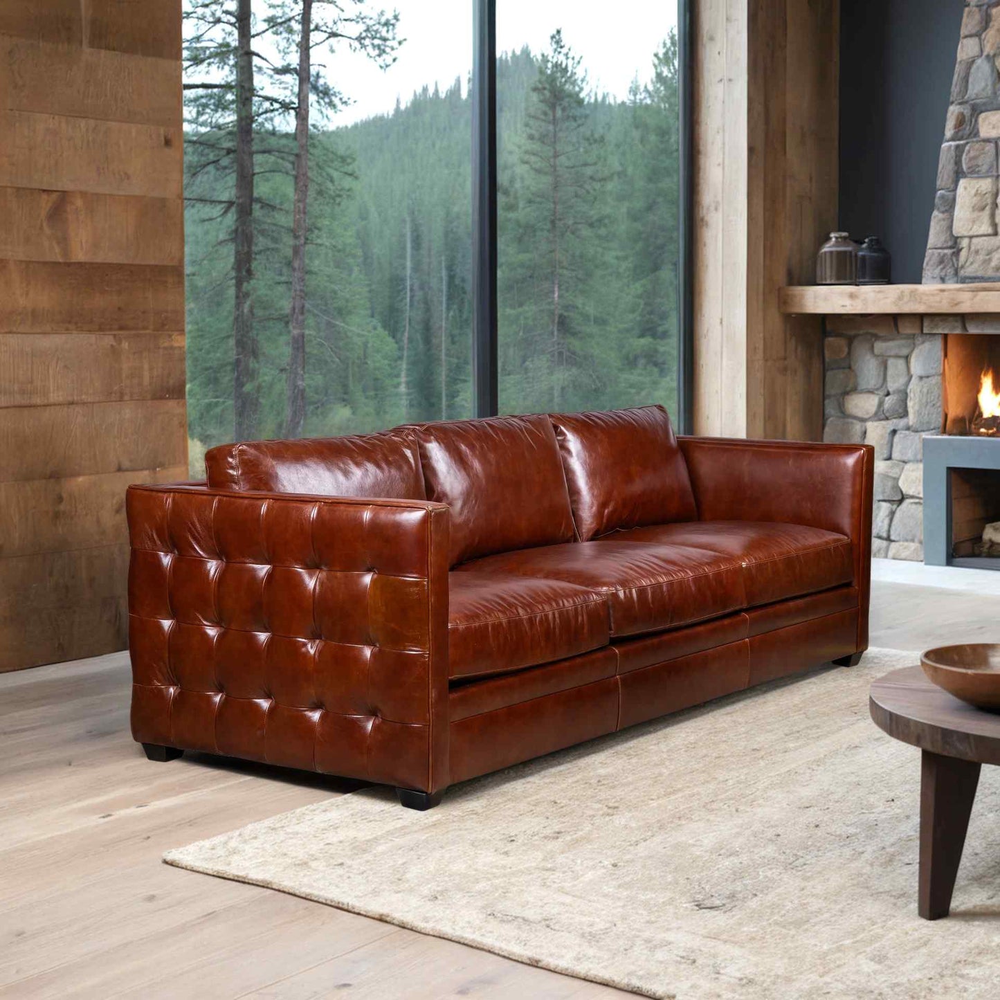 Georgia Leather Comfort Sofa