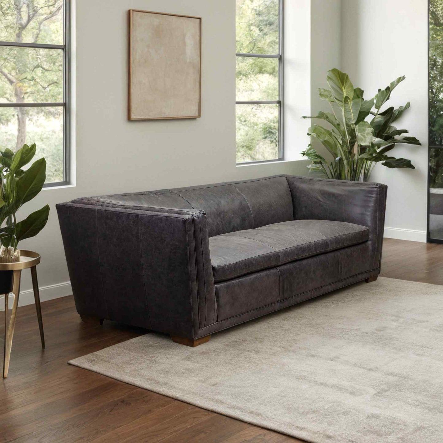 Gloria Modern Style Leather Sofa