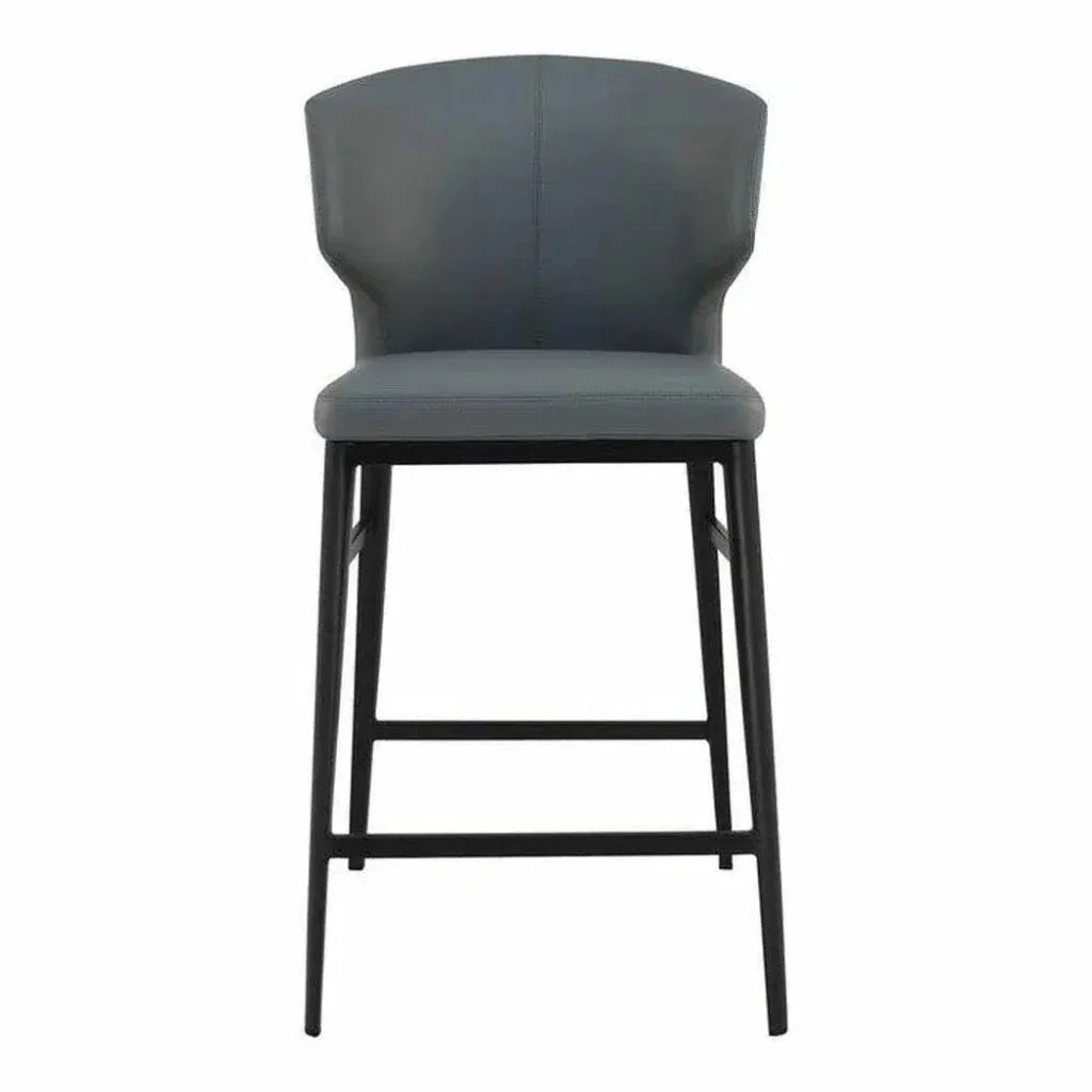 20.5 Inch Counter Stool Grey Contemporary - LOOMLAN - Moe's Home - Counter Stools