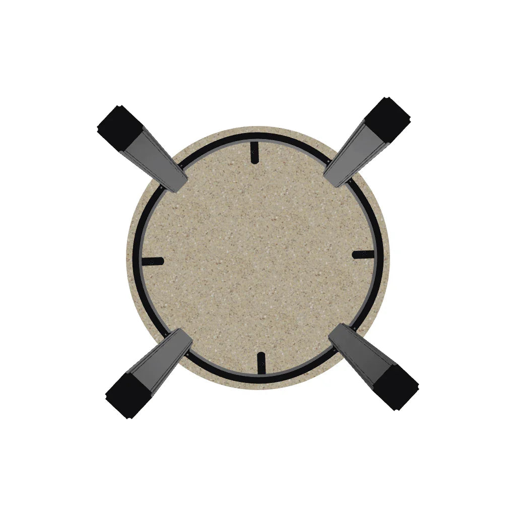 21" Round Origins End Table - LOOMLAN - Telescope - Outdoor Side Tables