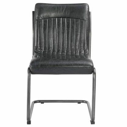 21 in Dining Chair Leather Set Of 2 - LOOMLAN - Moe's Home - Dining Chairs