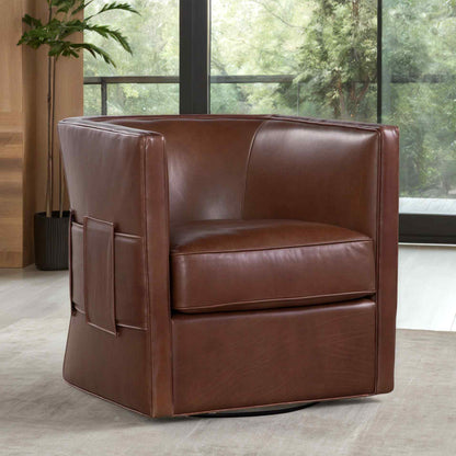 Wynn Leather Comfort Swivel Chair