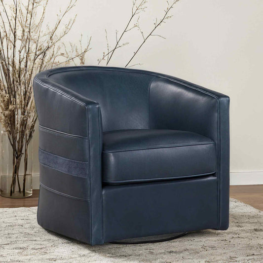 Everlea Leather Comfort Swivel Chair