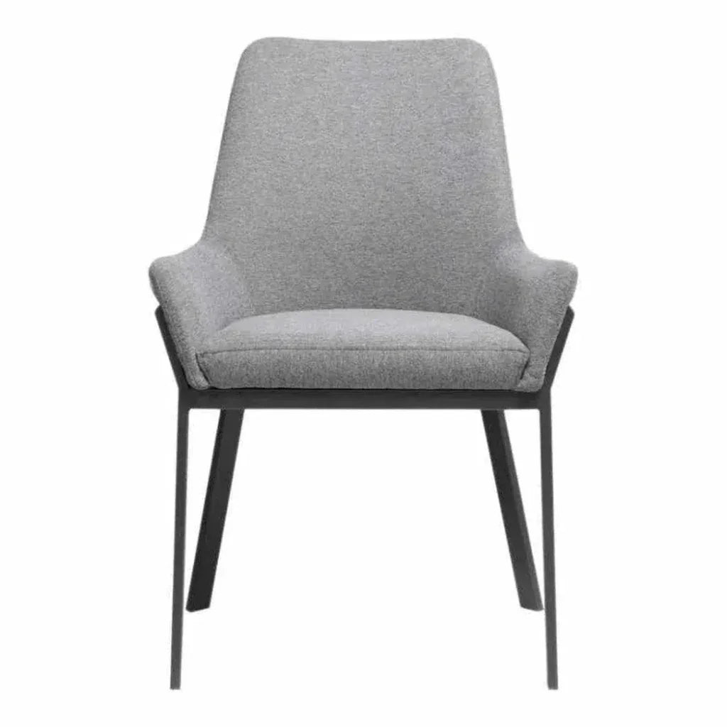 22 Inch Dining Chair Set Grey Contemporary - LOOMLAN - Moe's Home - Dining Chairs