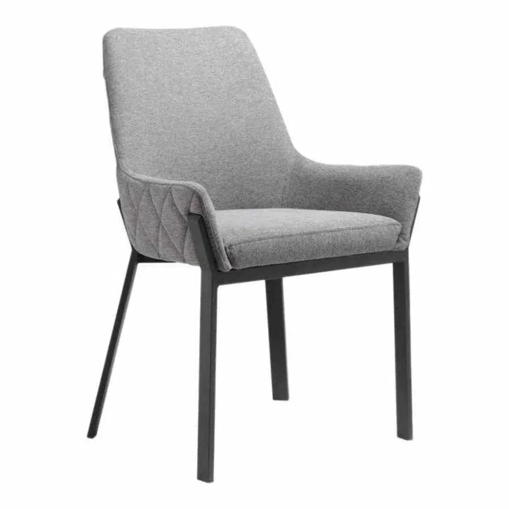 22 Inch Dining Chair Set Grey Contemporary - LOOMLAN - Moe's Home - Dining Chairs