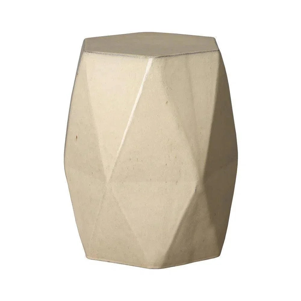 22 in. Brilliant Matrix Ceramic Garden Stool-Garden Stools-Emissary-LOOMLAN