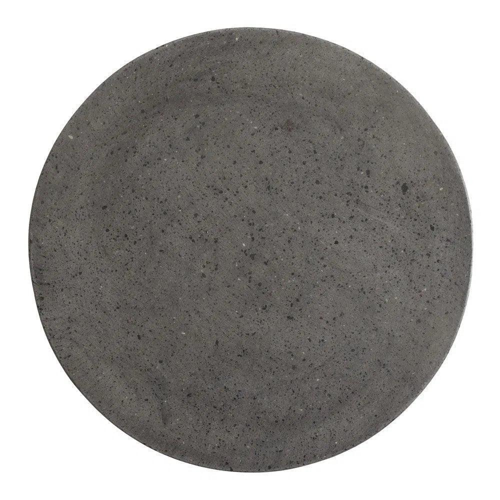 22 in. Caemen Teardrop Terrazzo Outdoor Garden Stool-Garden Stools-Emissary-LOOMLAN