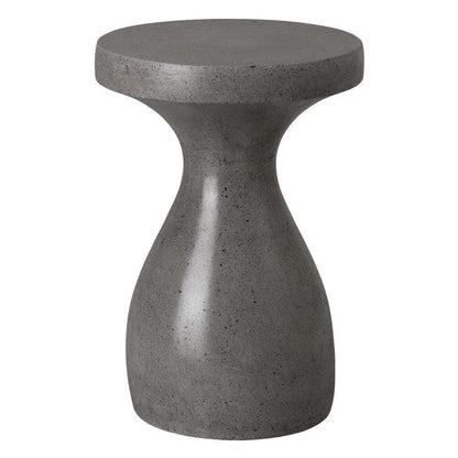 22 in. Caemen Teardrop Terrazzo Outdoor Garden Stool-Garden Stools-Emissary-LOOMLAN